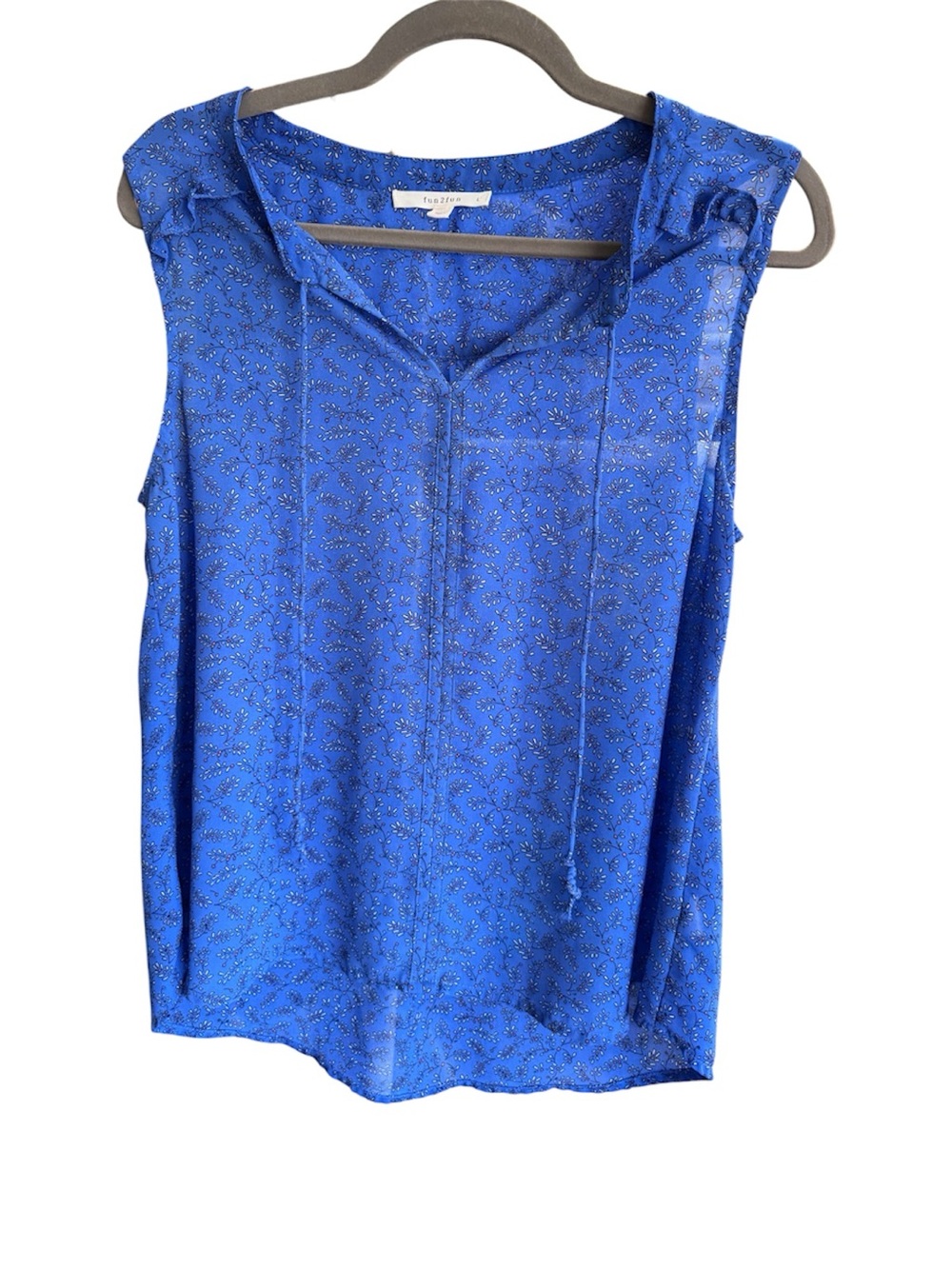 Boho Sleeveless Tunic L